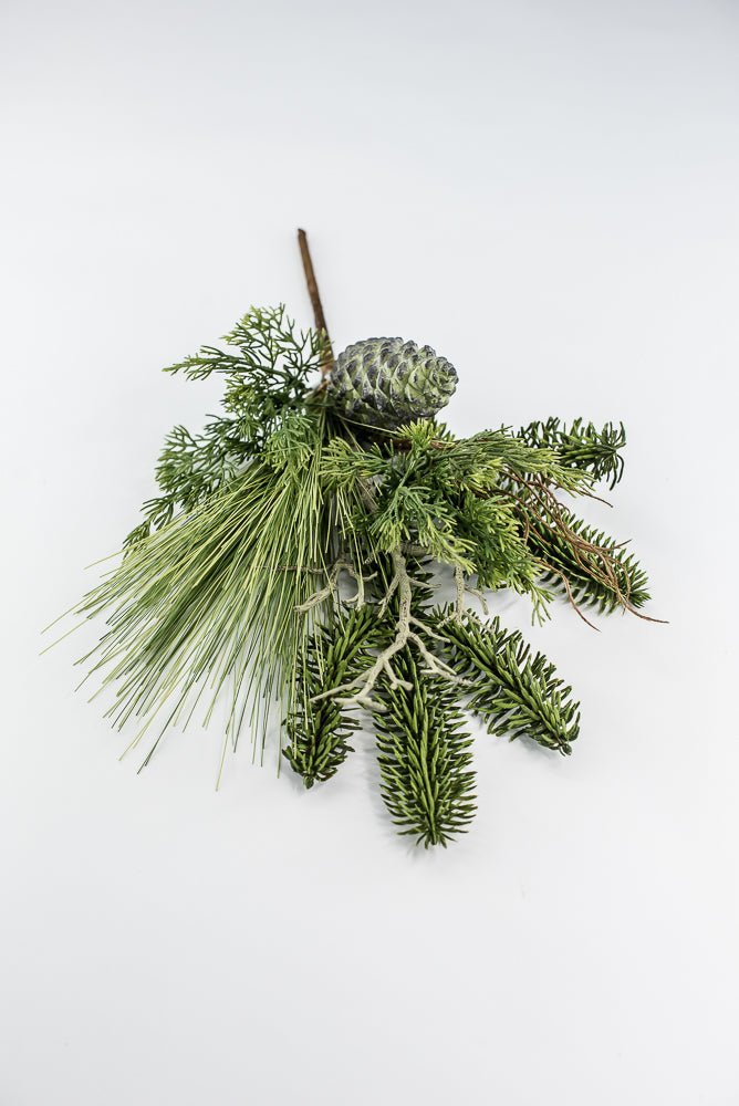 Green Long Needle Pine With Pinecone - 18" - Greenery MarketΥΚΝ050-GR