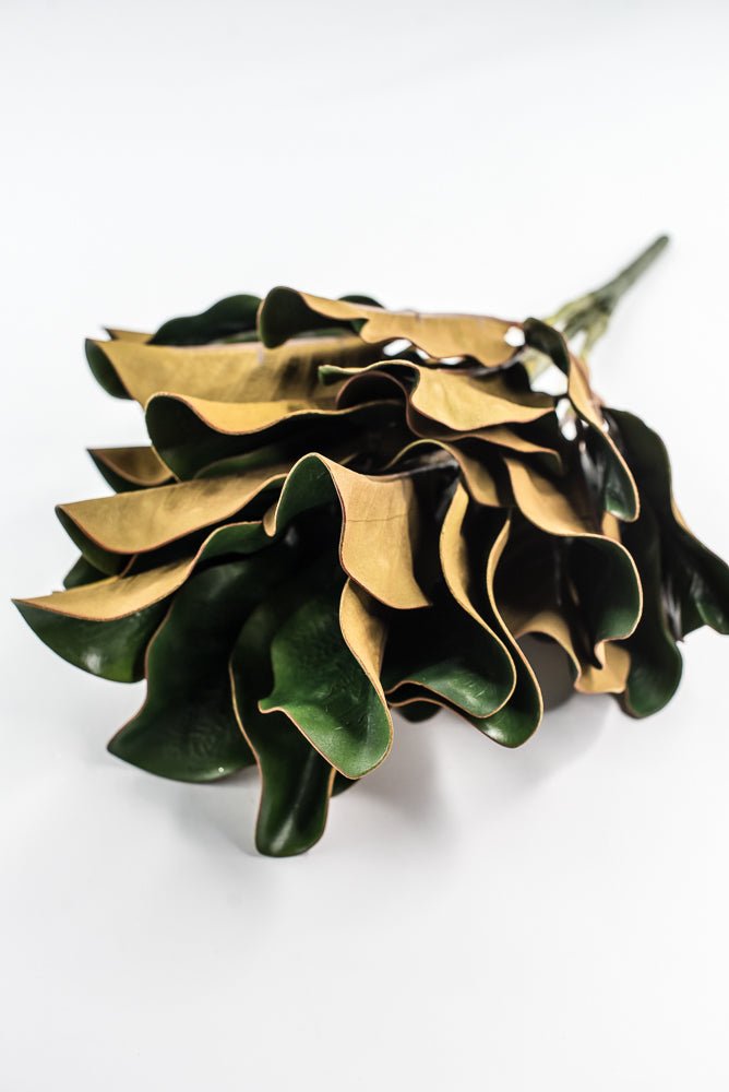 Green Magnolia Leaf Bush - 18" - Greenery MarketFL3273G