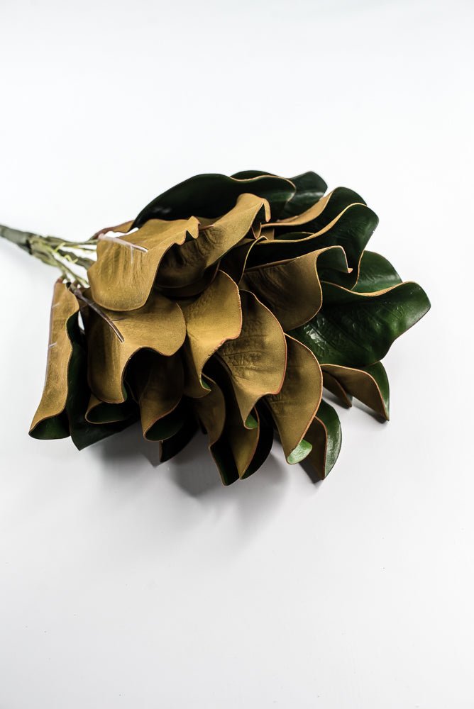 Green Magnolia Leaf Bush - 18" - Greenery MarketFL3273G