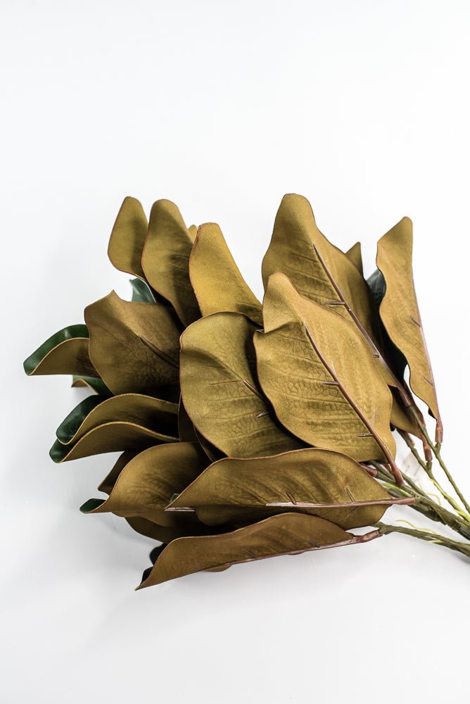 Green Magnolia Leaf Bush - 18" - Greenery MarketFL3273G