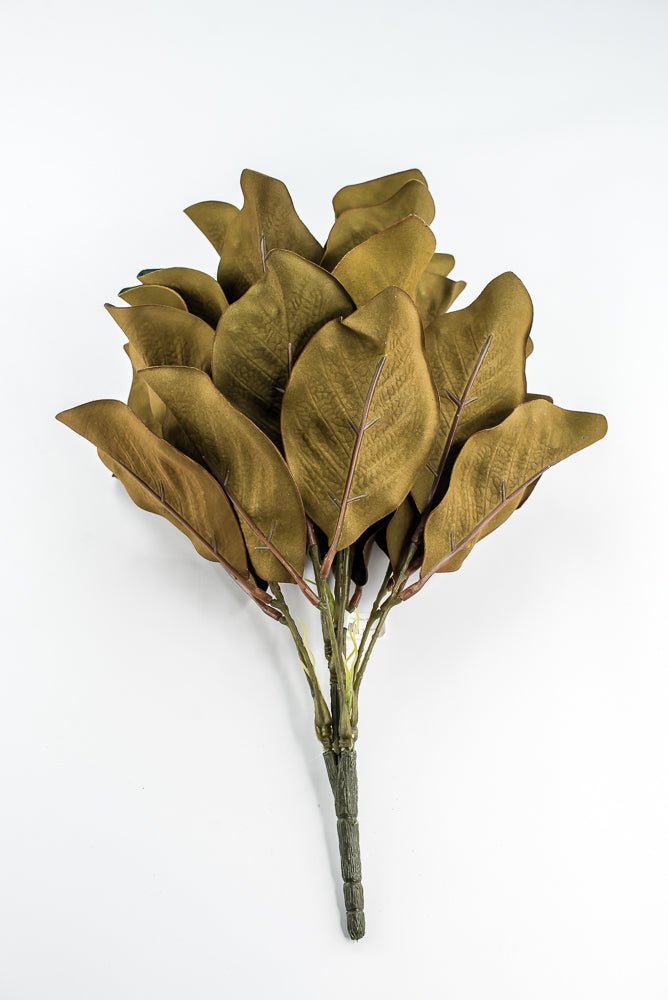 Green Magnolia Leaf Bush - 18" - Greenery MarketFL3273G