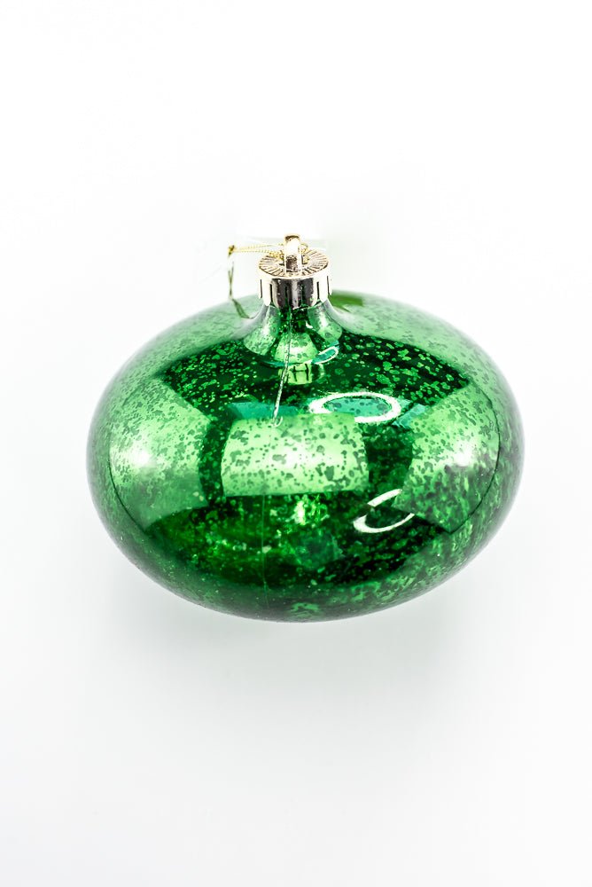 Green Metallic Ornament Onion - Greenery Market85951GN