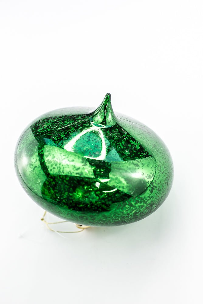 Green Metallic Ornament Onion - Greenery Market85951GN