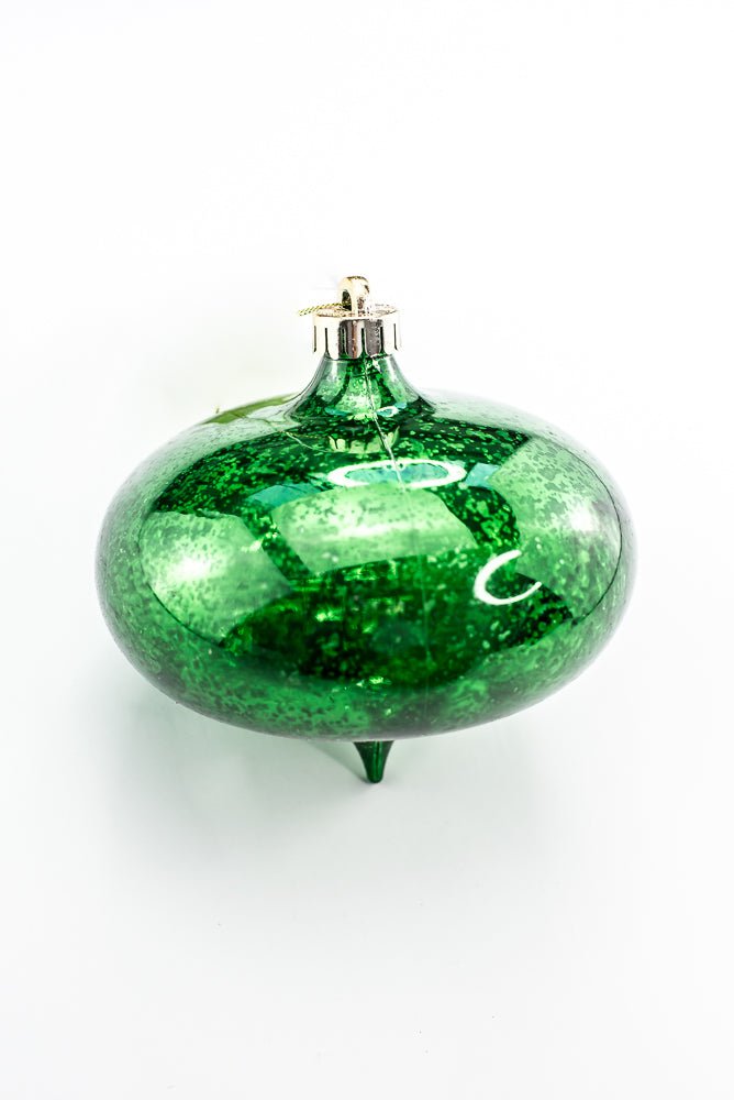 Green Metallic Ornament Onion - Greenery Market85951GN