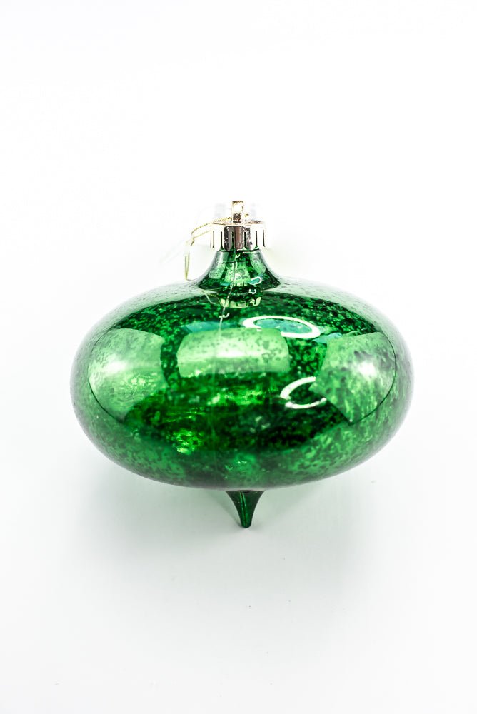Green Metallic Ornament Onion - Greenery Market85951GN