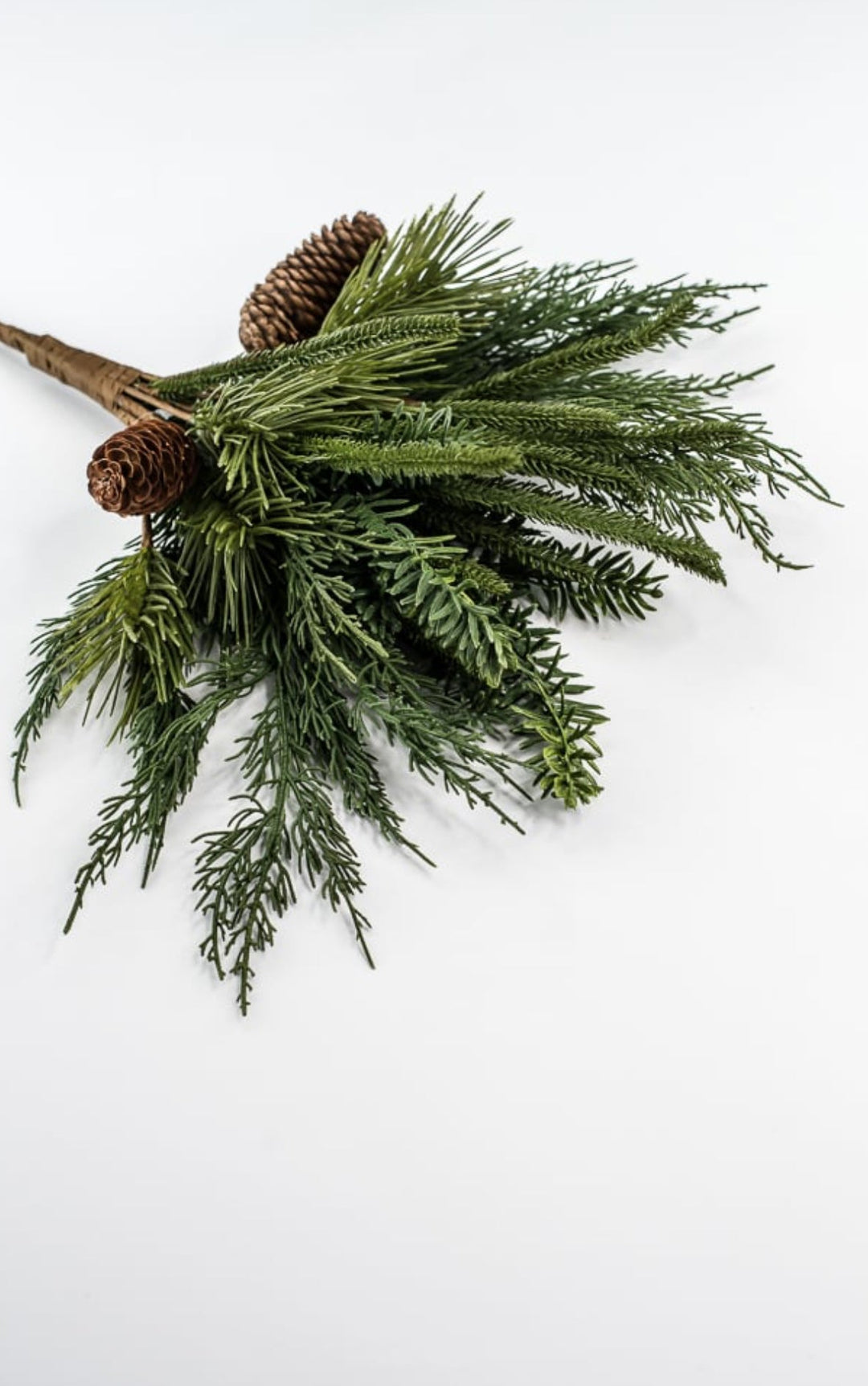 Green Mixed Holiday Soft Touch Greenery Bundle - 20" - Greenery MarketXP1752G