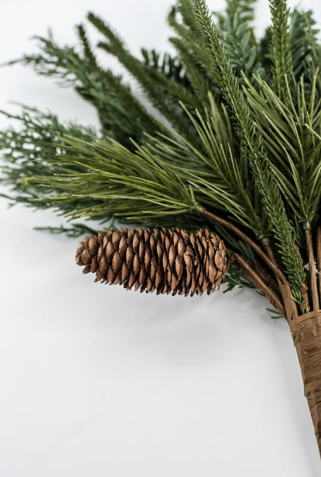 Green Mixed Holiday Soft Touch Greenery Bundle - 20" - Greenery MarketXP1752G