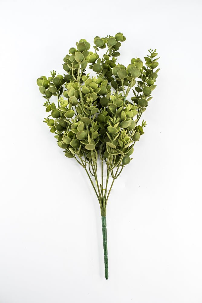Green Moss Eucalyptus Bush - Greenery Market13643GN