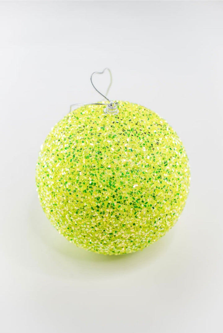 Green Ornament Frizzy Ball - 6" - Greenery Market63985GN