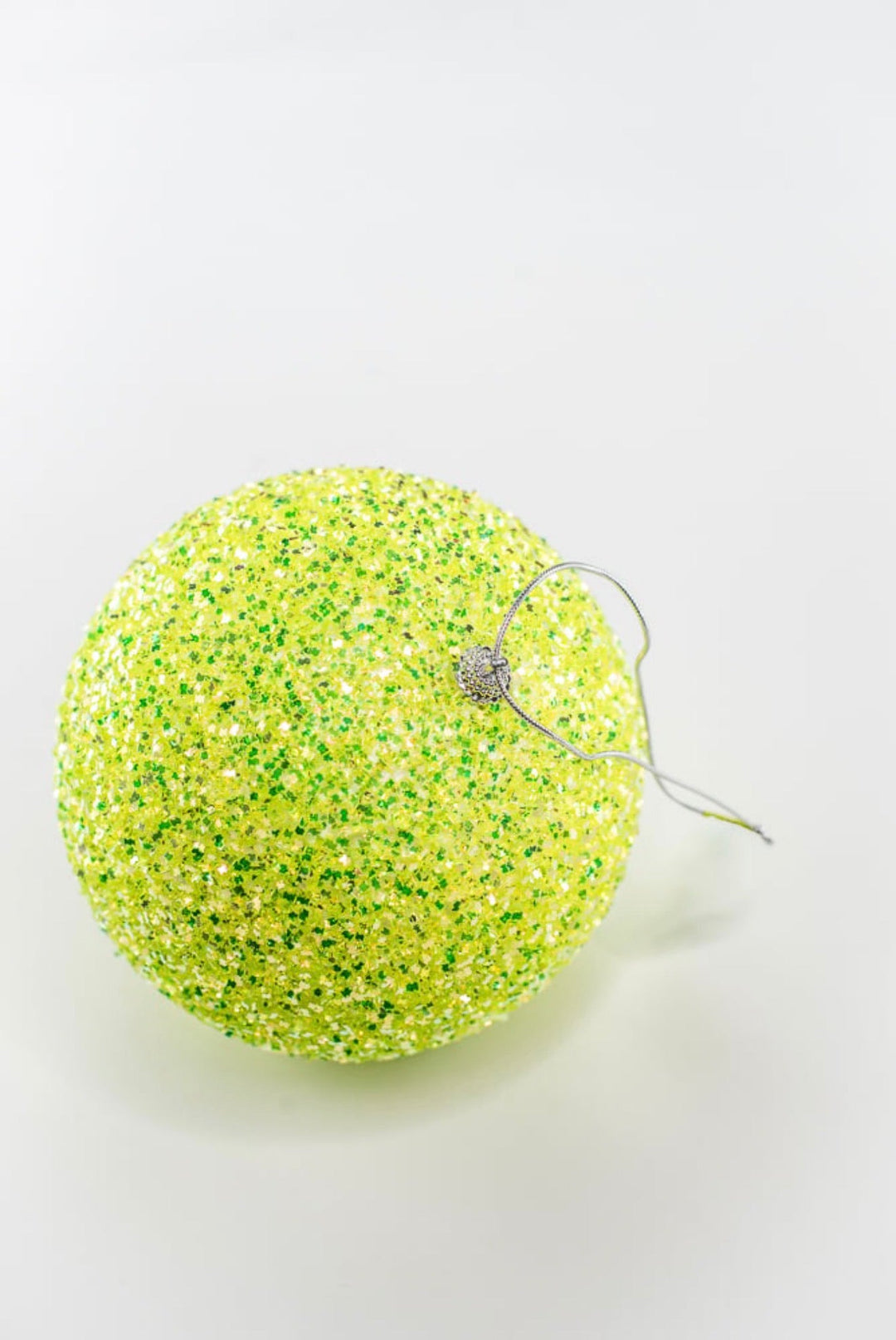 Green Ornament Frizzy Ball - 6" - Greenery Market63985GN