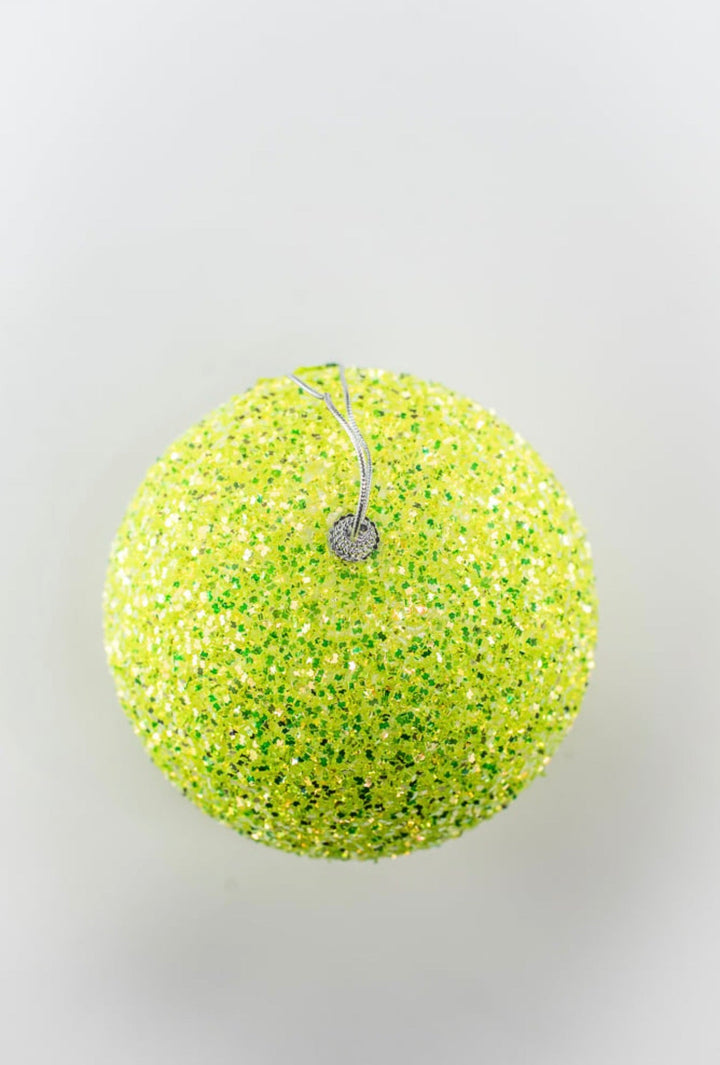 Green Ornament Frizzy Ball - 6" - Greenery Market63985GN