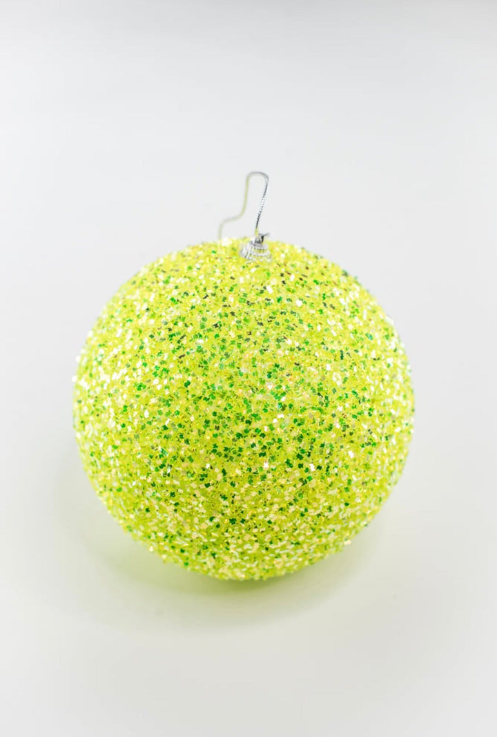Green Ornament Frizzy Ball - 6" - Greenery Market63985GN