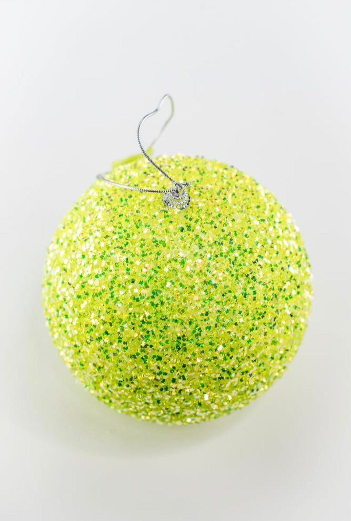 Green Ornament Frizzy Ball - 6" - Greenery Market63985GN