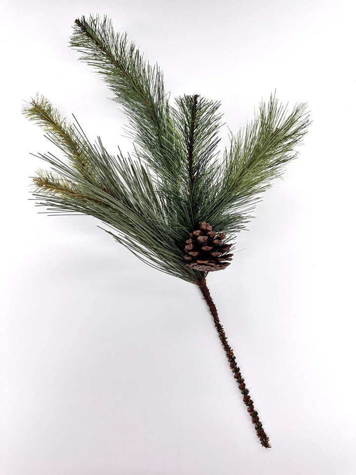 Green pine and cone pick - Greenery Market38292