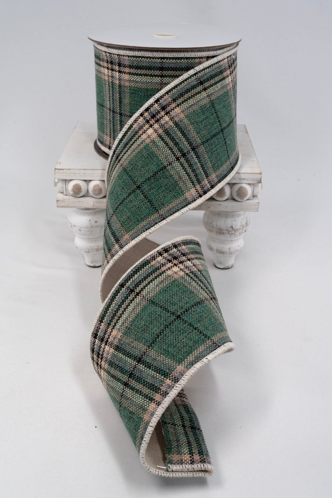 Green Plaid Ribbon - 4" - Greenery MarketRW0060-GR