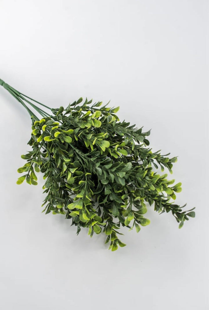 Green Plastic BoxWood Bush - 15" - Greenery MarketArtificial Flowers13263GN