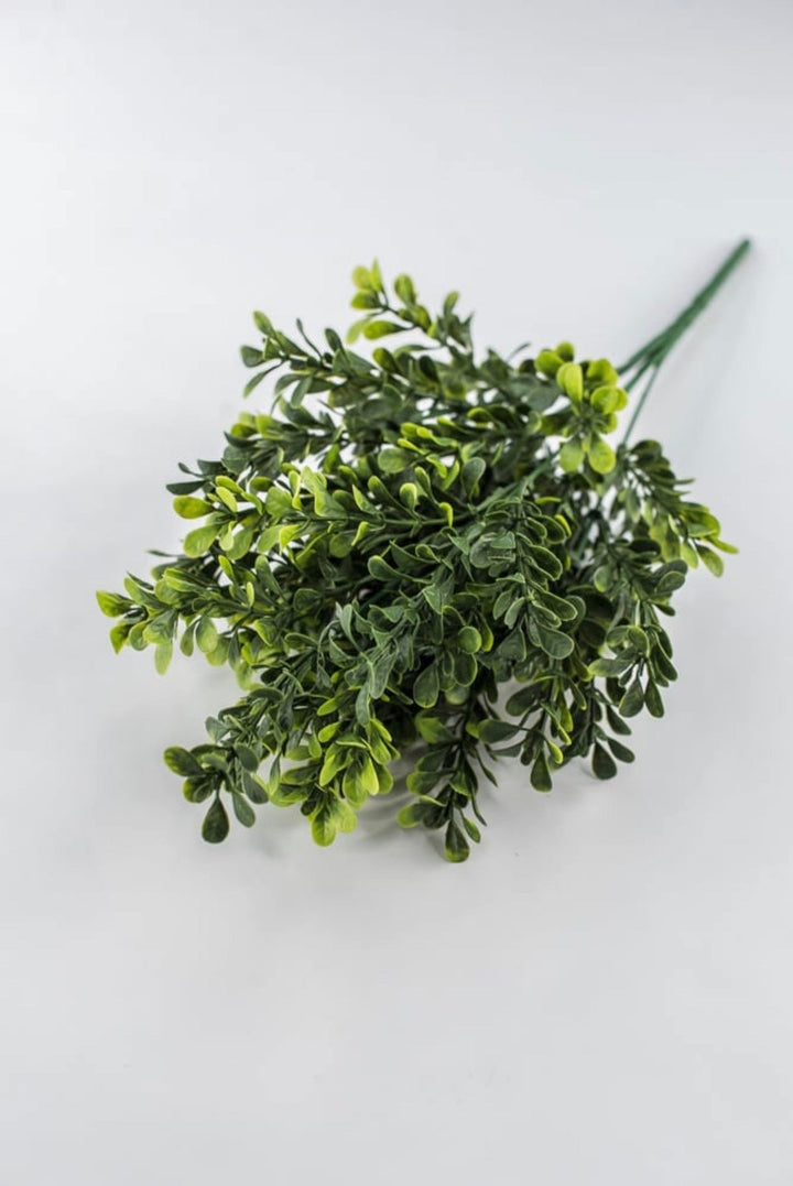 Green Plastic BoxWood Bush - 15" - Greenery MarketArtificial Flowers13263GN