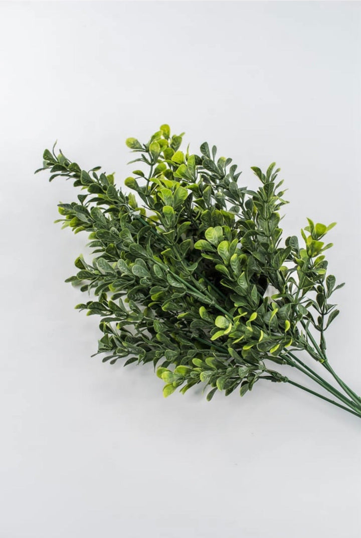 Green Plastic BoxWood Bush - 15" - Greenery MarketArtificial Flowers13263GN