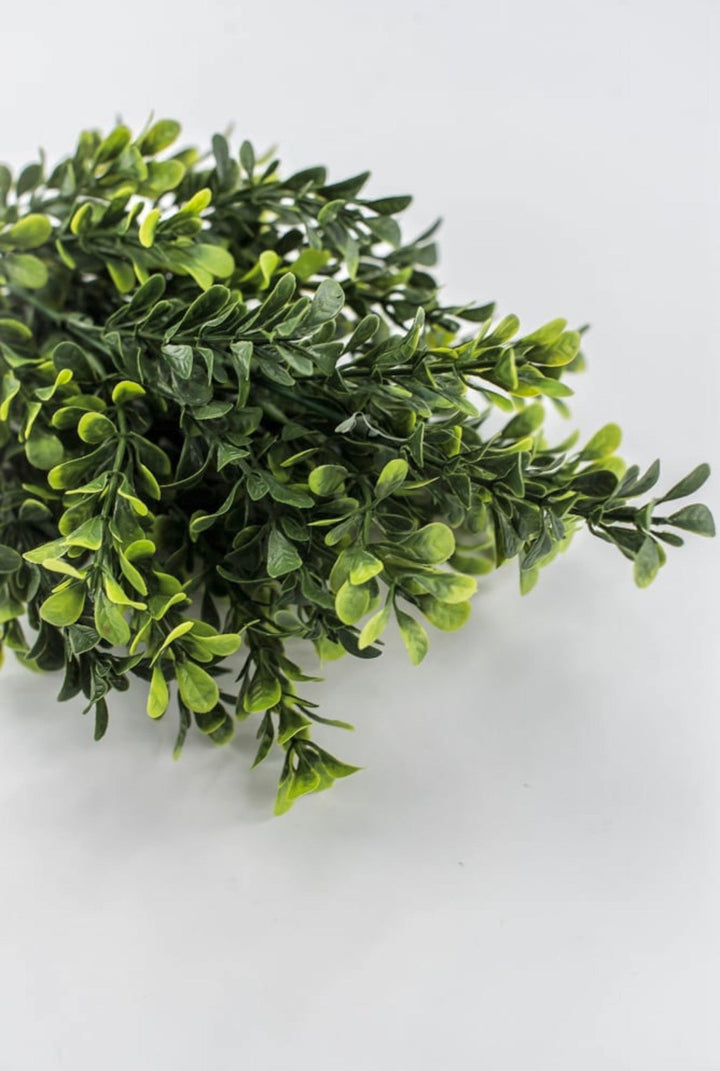 Green Plastic BoxWood Bush - 15" - Greenery MarketArtificial Flowers13263GN