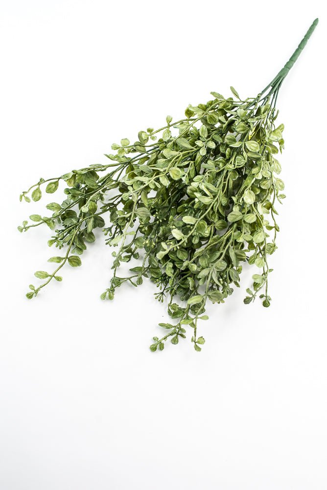 Green Plastic Boxwood Bush - Greenery Market13621GN