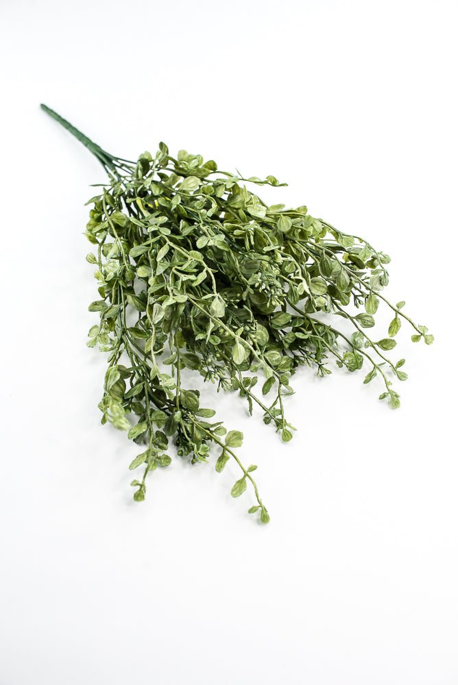 Green Plastic Boxwood Bush - Greenery Market13621GN