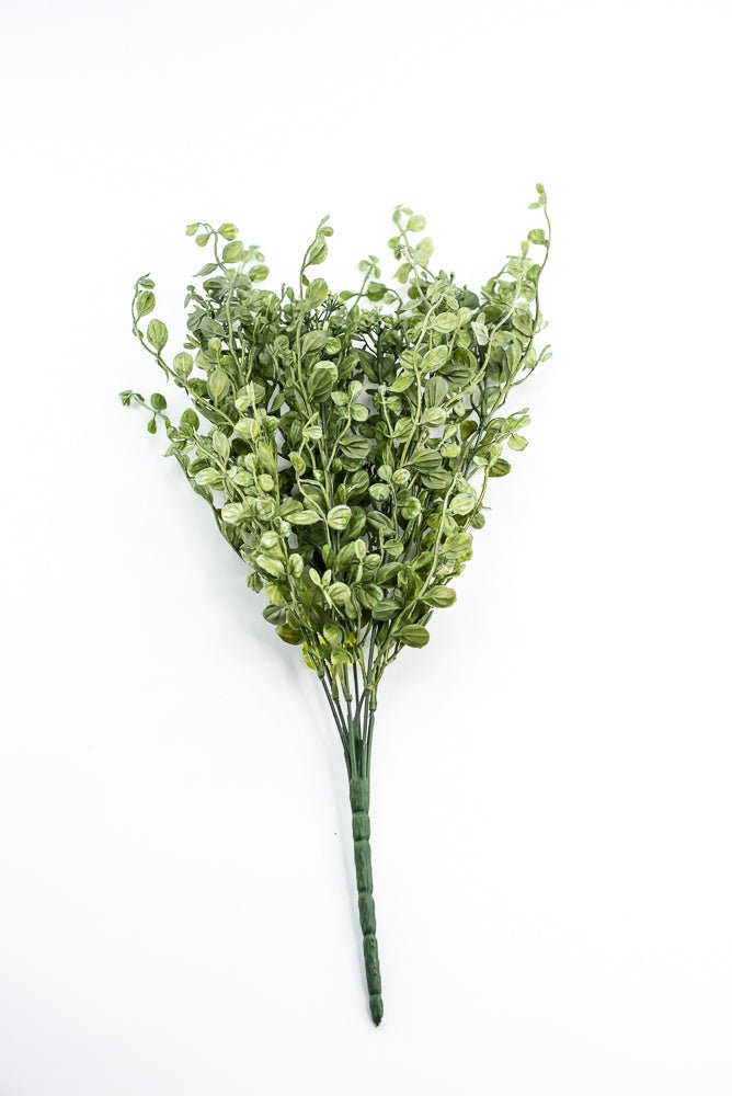 Green Plastic Boxwood Bush - Greenery Market13621GN