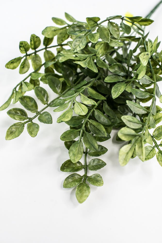 Green Plastic Wisteria Leaves Bush - 15" - Greenery Marketartificial greenery13685GN