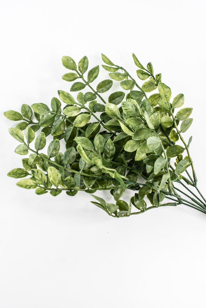 Green Plastic Wisteria Leaves Bush - 15" - Greenery Marketartificial greenery13685GN