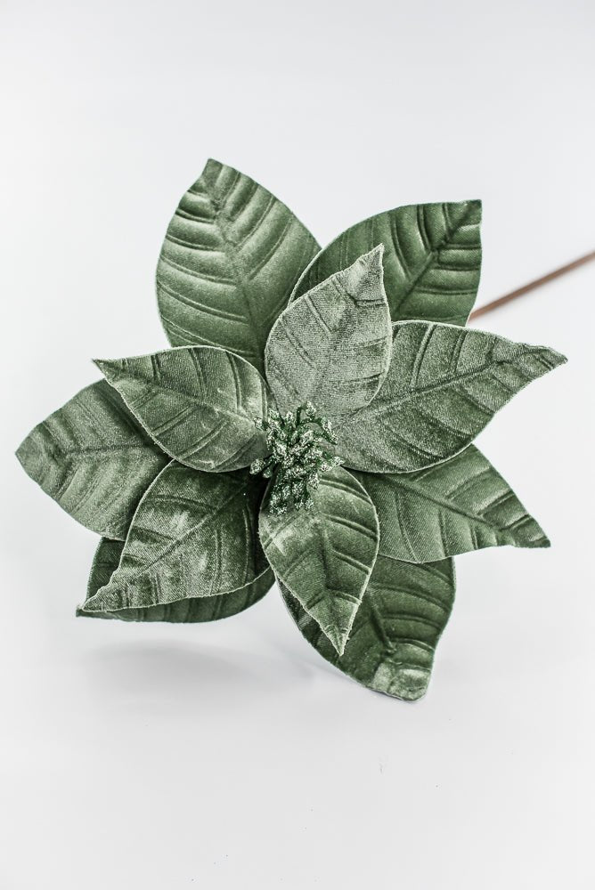 Green Poinsettia Stem - Greenery Market86612GN