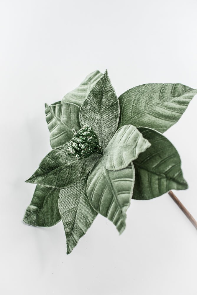 Green Poinsettia Stem - Greenery Market86612GN