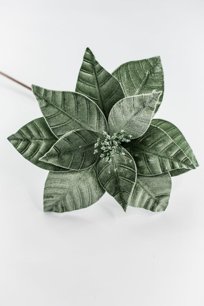 Green Poinsettia Stem - Greenery Market86612GN
