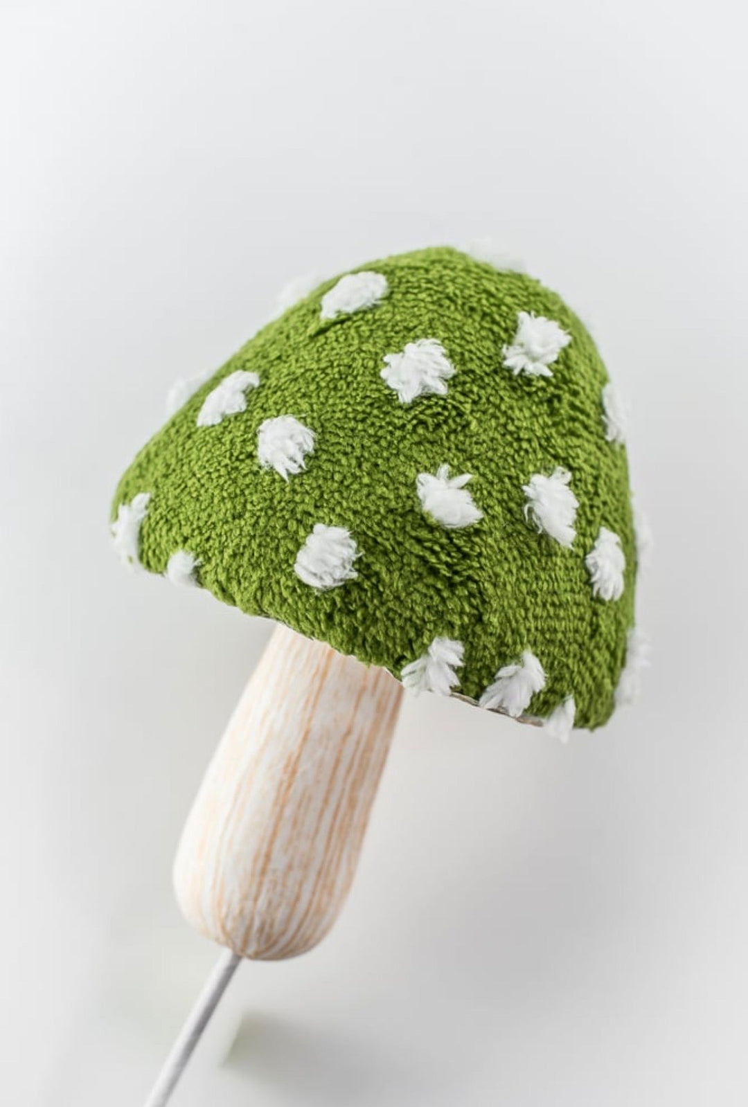 Green Polkadot Mushroom Stem - 20" - Greenery Market63896GN