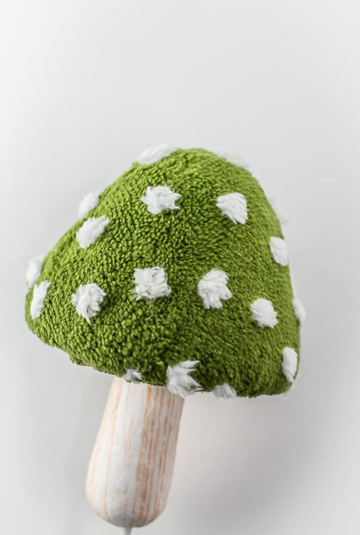 Green Polkadot Mushroom Stem - 20" - Greenery Market63896GN