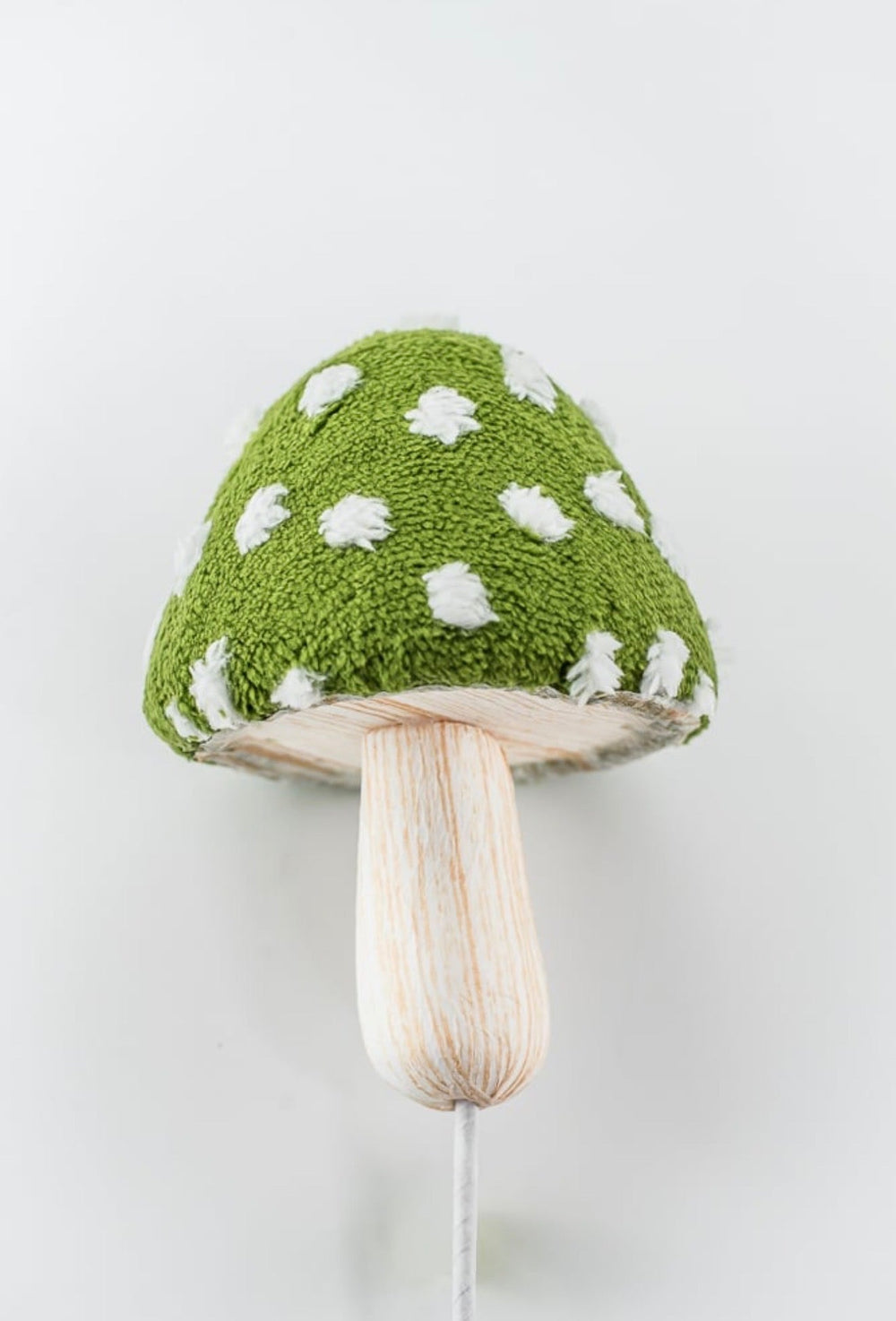 Green Polkadot Mushroom Stem - 20" - Greenery Market63896GN