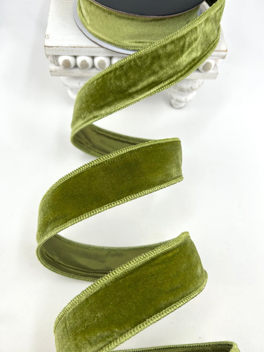 Green Premier Velvet Wired Ribbon - 1.5" - Greenery MarketRibbon259929
