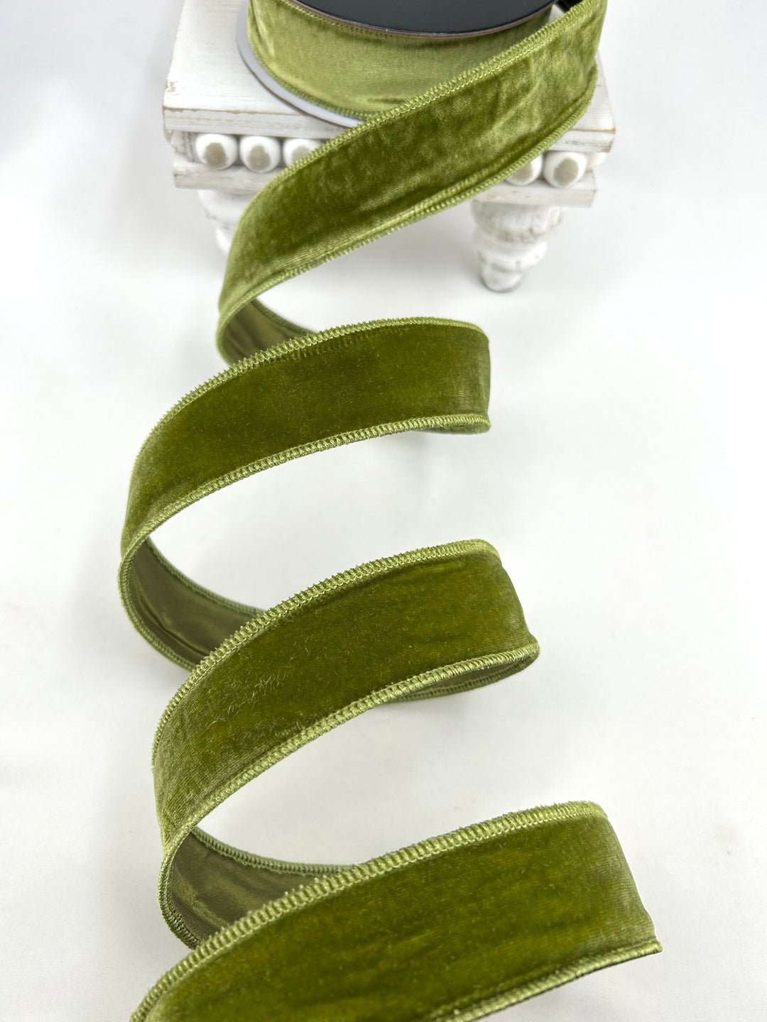 Green Premier Velvet Wired Ribbon - 1.5" - Greenery MarketRibbon259929