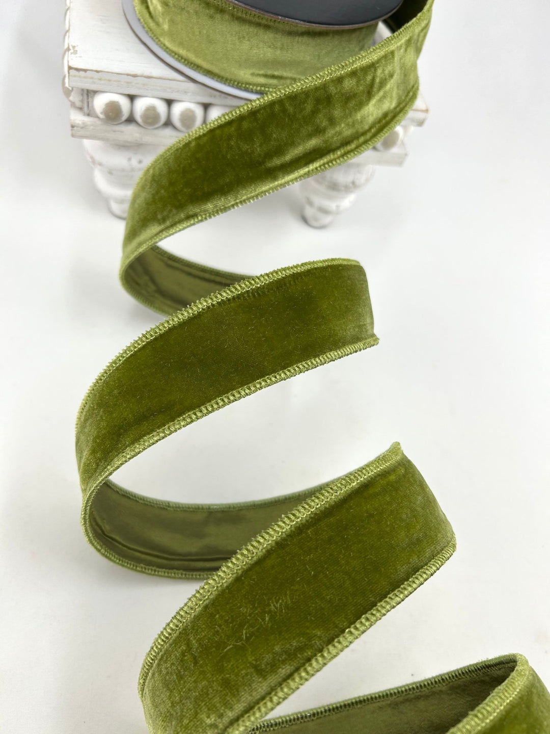 Green Premier Velvet Wired Ribbon - 1.5" - Greenery MarketRibbon259929