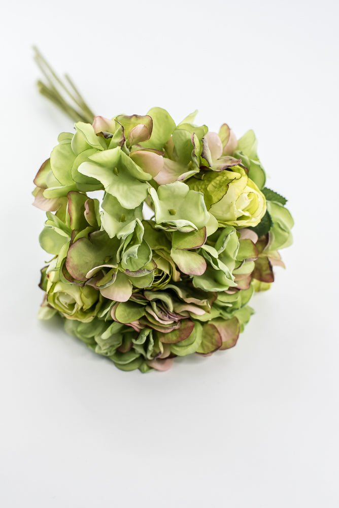 Green Rose And Hydrangeas bundle - Greenery Marketartificial flowers28648