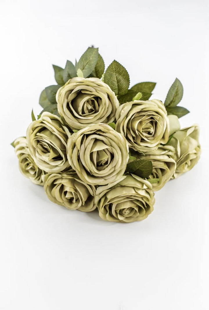 Green Rose Bush - 19" - Greenery MarketArtificial Flowers85694-GN