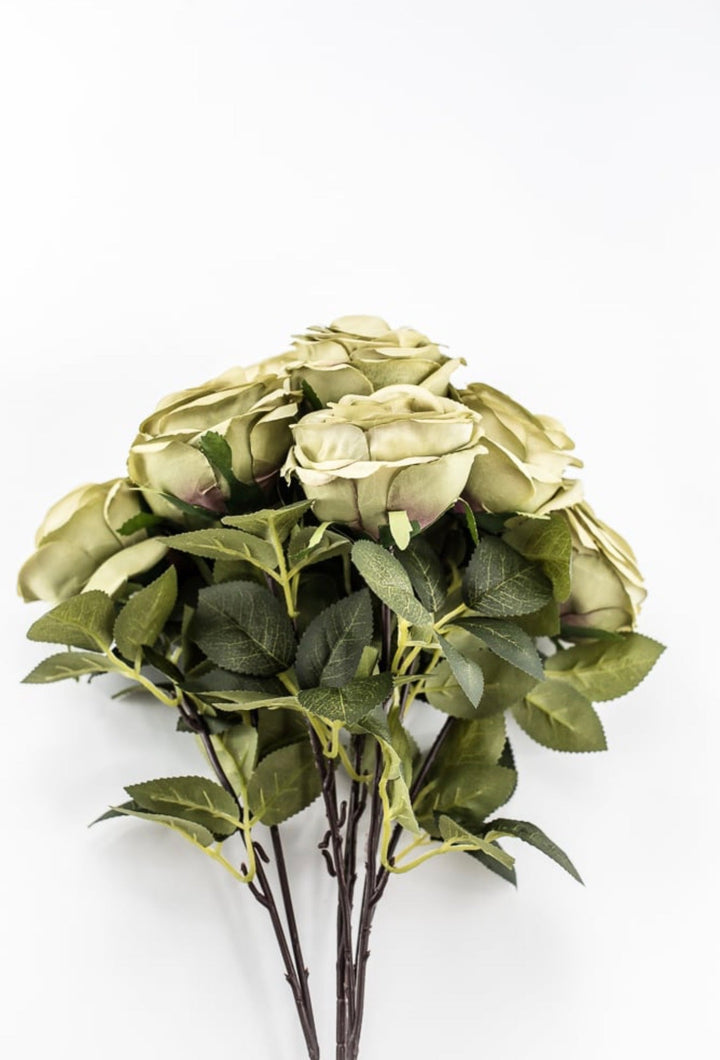 Green Rose Bush - 19" - Greenery MarketArtificial Flowers85694-GN