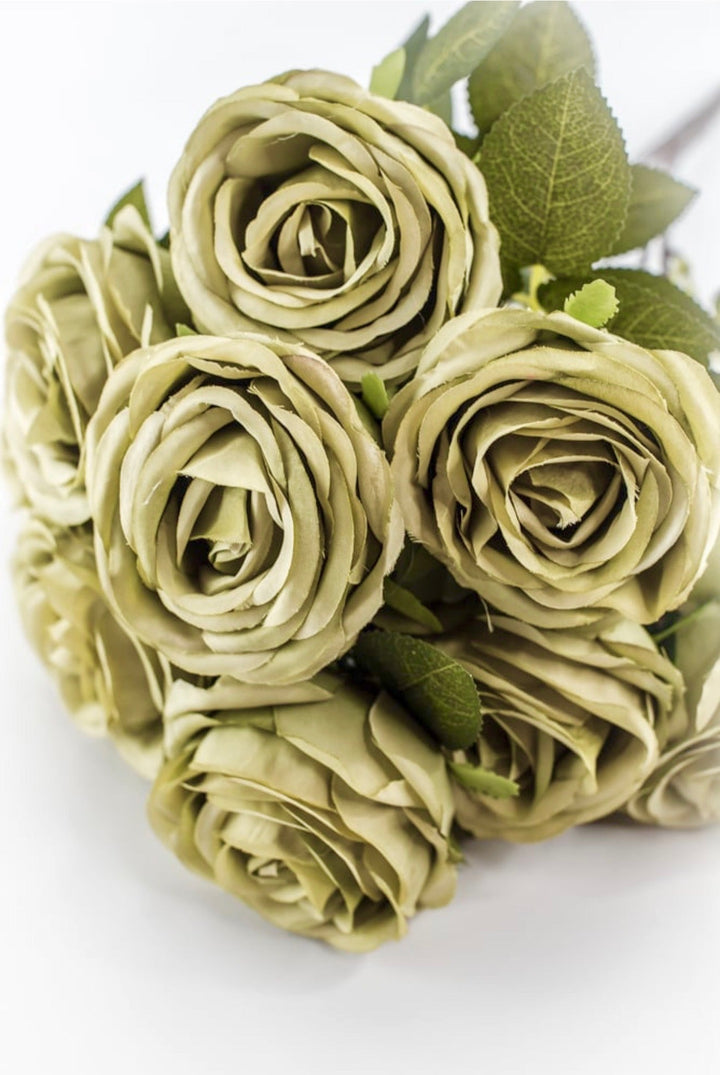 Green Rose Bush - 19" - Greenery MarketArtificial Flowers85694-GN