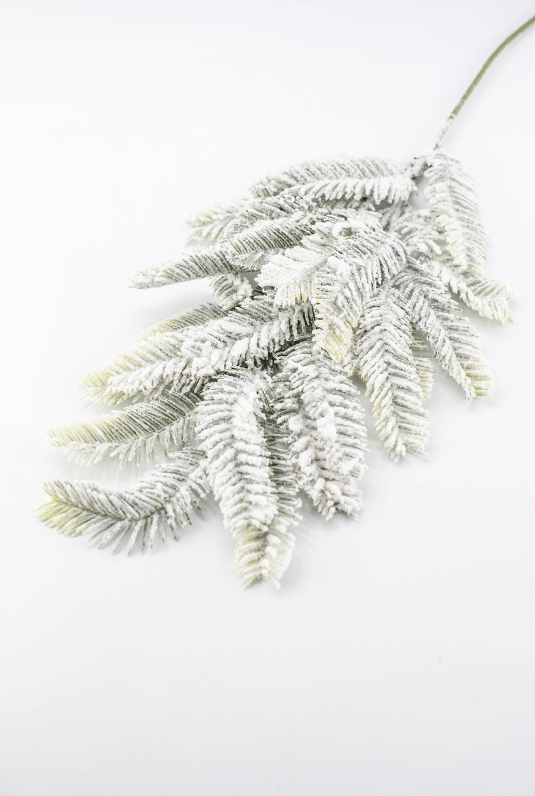 Green Snowed Pine Spray - 25.5" - Greenery MarketXAS740-GR/SN