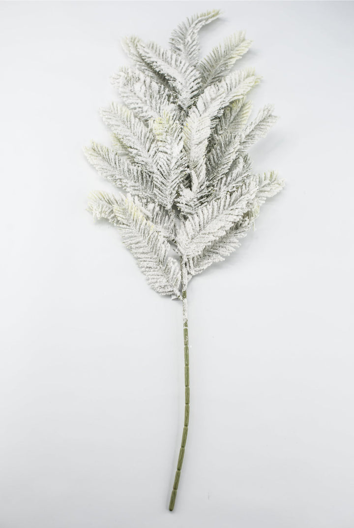 Green Snowed Pine Spray - 25.5" - Greenery MarketXAS740-GR/SN