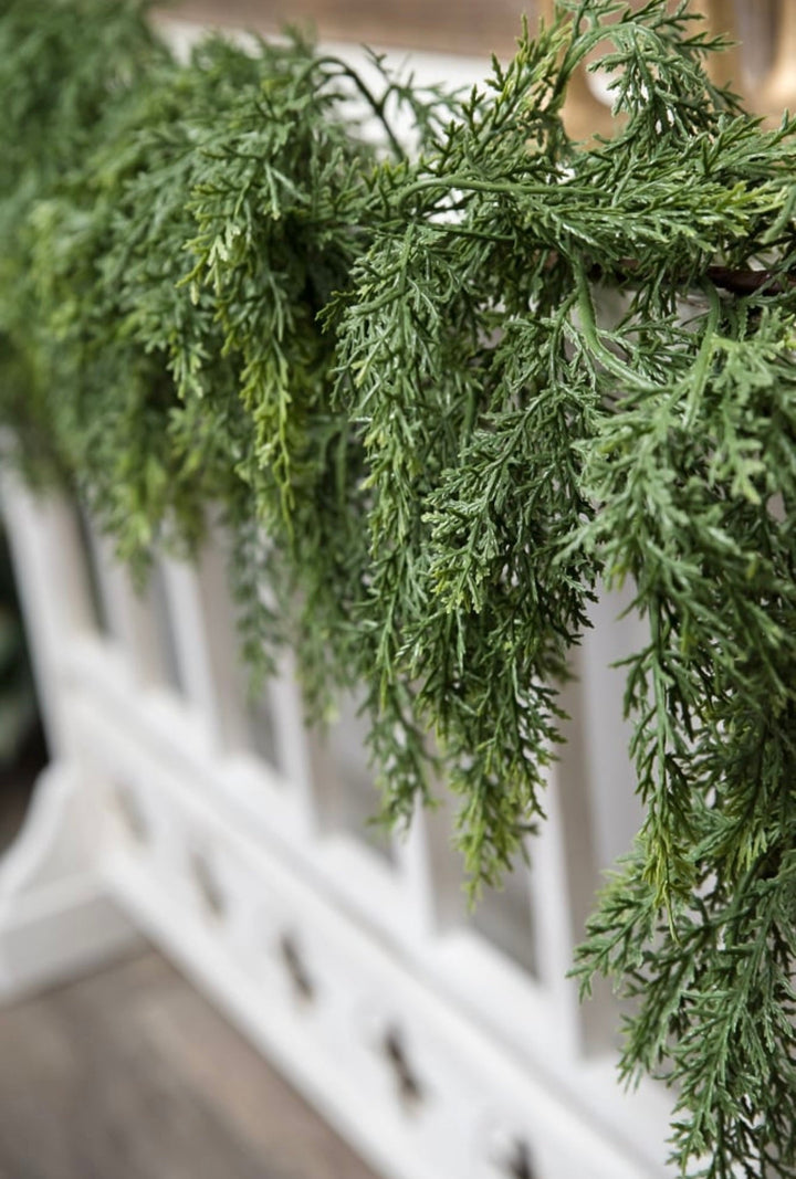 Green soft touch cedar garland - Greenery Market228884