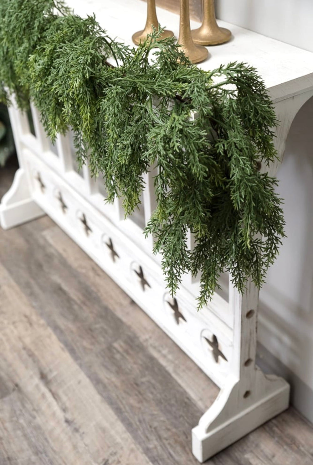 Green soft touch cedar garland - Greenery Market228884