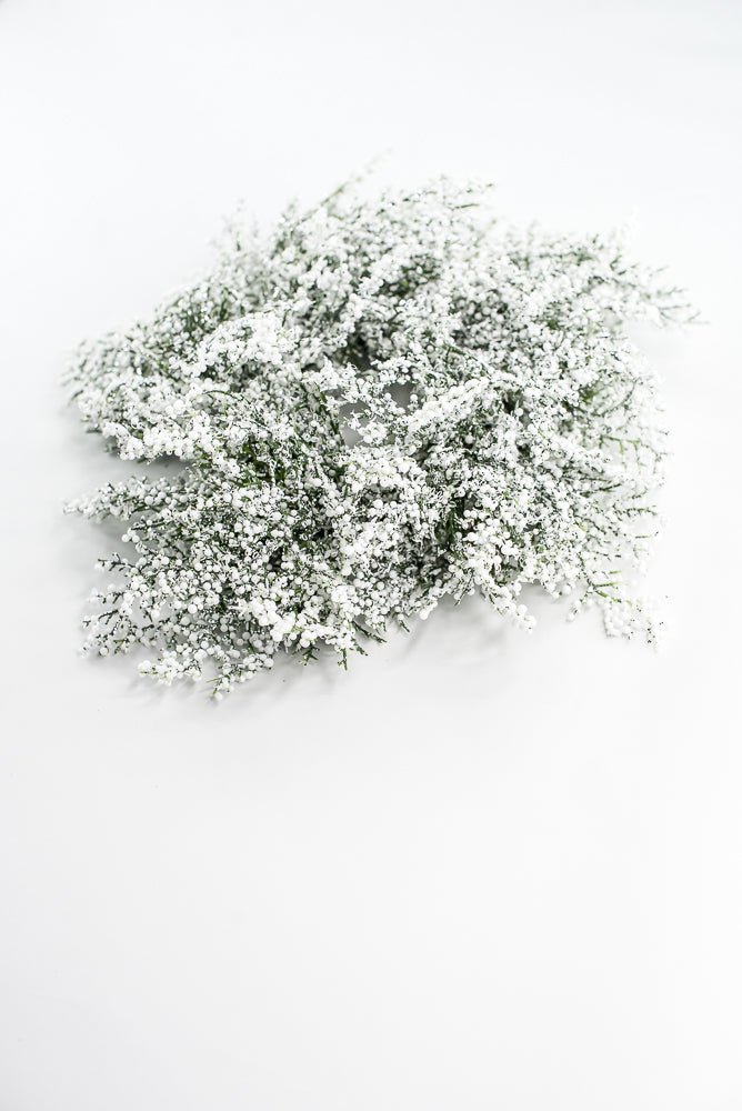 Green & White Bubble & Glitter Cedar Candle Ring, Mini Wreath - Greenery MarketXS679/3GW