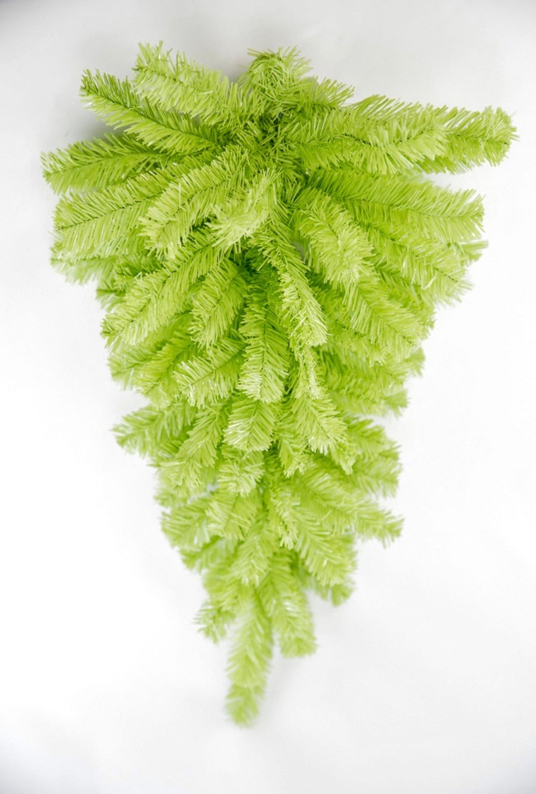 Greenery Market Custom Teardrop Swag, 24" - Lime Green - Greenery Marketwreath base & containersGm4115