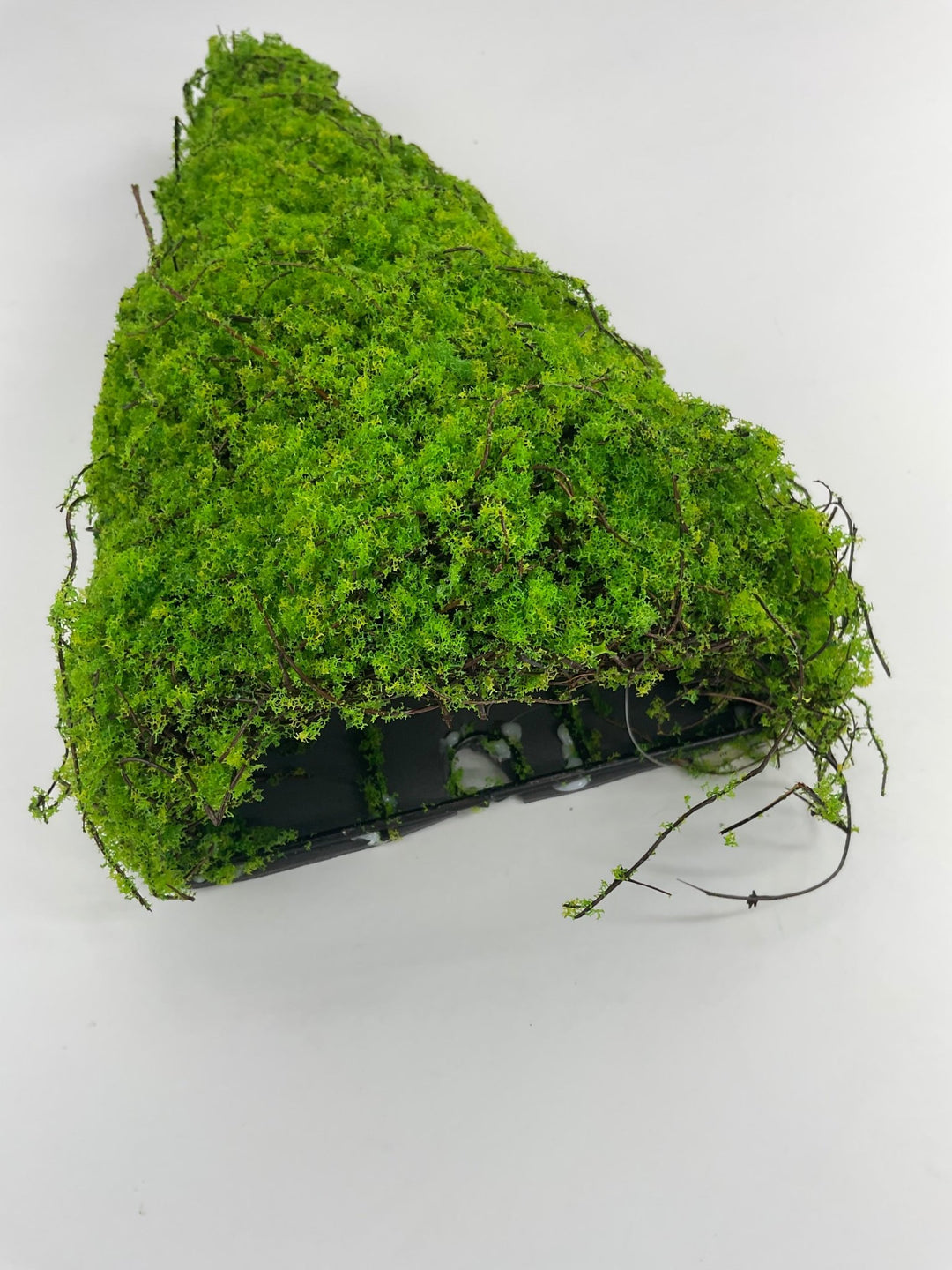 hanging moss planter Greenery market half cone moss planter, 12" green