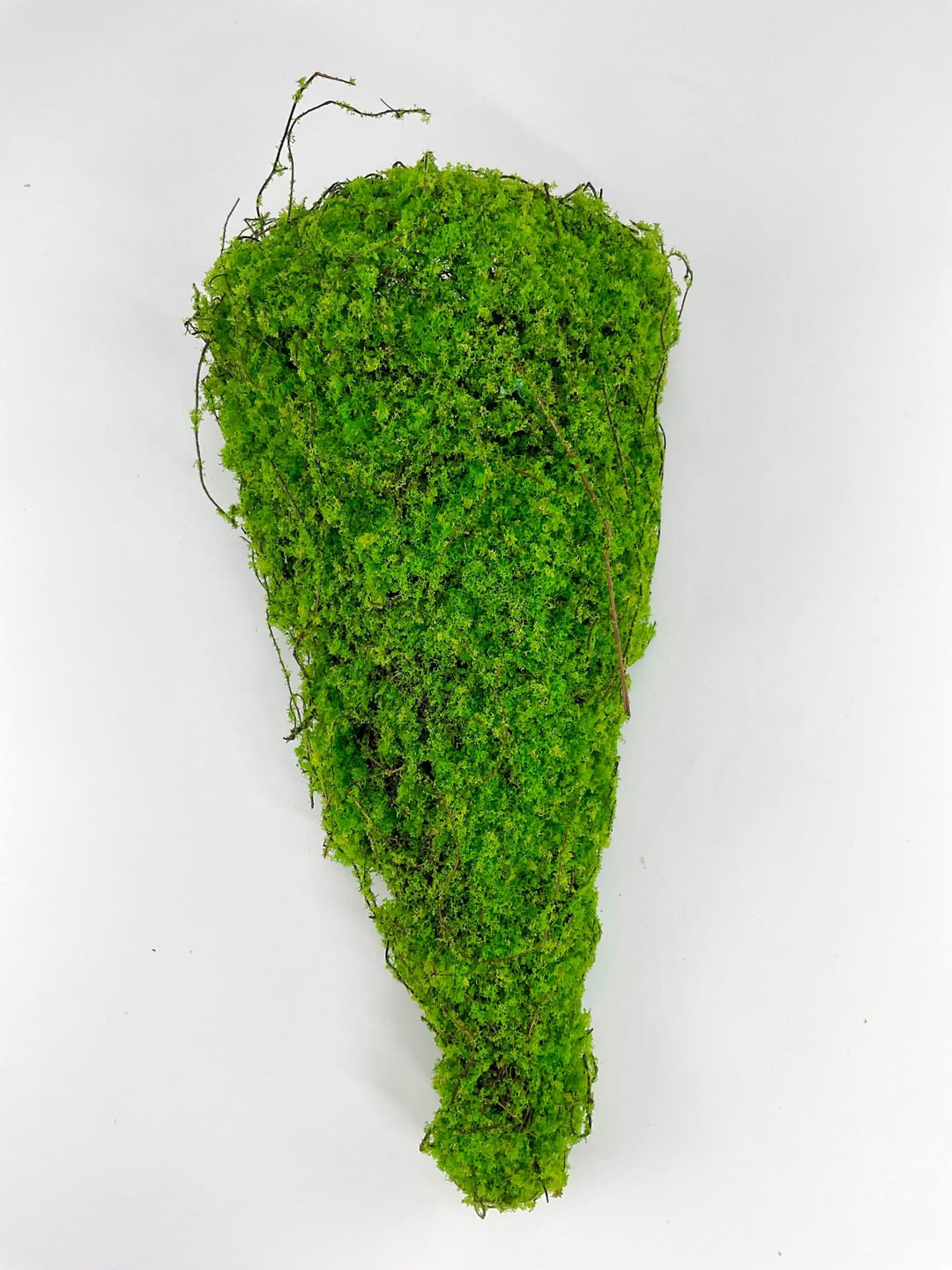 hanging moss planter Greenery market half cone moss planter, 12" green