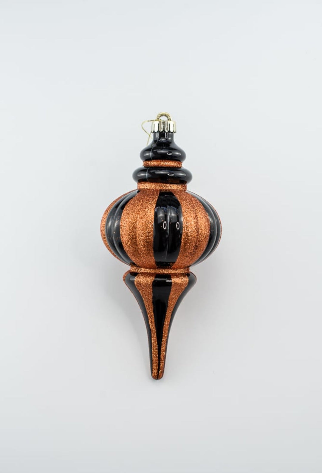 Halloween Black and orange finial ornament - Greenery MarketHalloween57066BKOR